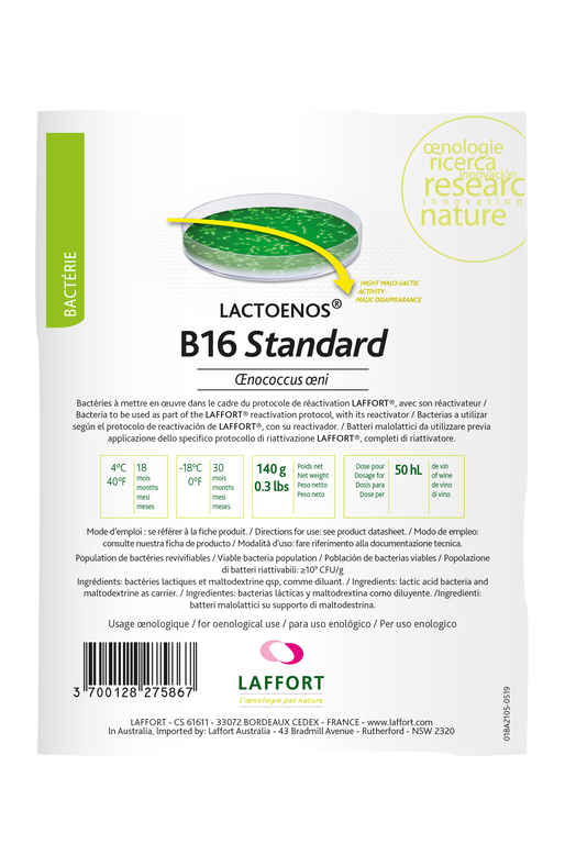 Bacteries - LACTOENOS® B16 STANDARD dose for 50 hl bacteries (1)